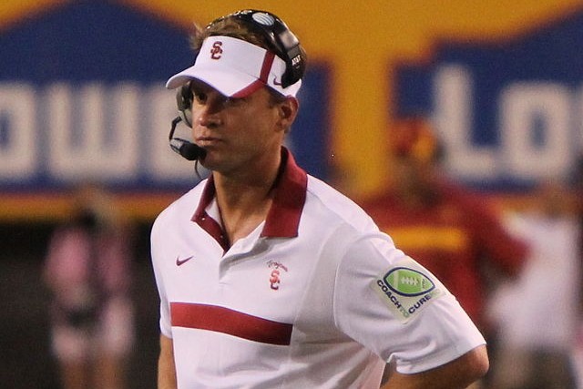 Lane Kiffin has Alabama's offense really clicking. (Photo courtesy Flickr / user Neon Tommy)